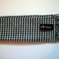 Black & White Fall Winter Fringed Flannel Scarf By V.Fraas