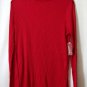 Arizona Red Mock Turtlneck Lightwieght Sweater Tunic Size Large Juniors