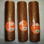 Three Ribbons Orange Tone Decorative Fabric Fall Harvest Crafts