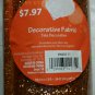 Three Ribbons Orange Tone Decorative Fabric Fall Harvest Crafts