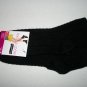 One 2-Pair Black Low Boot Socks Size 4-10 By No Nonsense