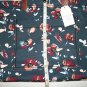 Womens Multicolor Floral Pattern Durable Canvas Tote