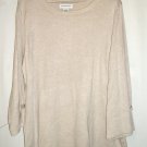 Liz Claiborne Bell Sleeve Lightweight Sweater Tunic Size Large