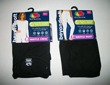 Beyond Soft Black Thermal Wear Set Size XS Extra Small