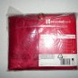 Round 70" Red Damask Essential Home Holiday Fabric Tablecloth