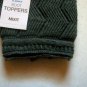 One Pair Womens Solid Gray (Chrarcoal) Boot Topper