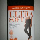 One Pair No Muffin Top Black Footless Lined Tights Size S/M