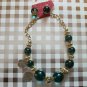 Pretty Green Tone Earring and Adjustable Necklace Set By Charming Charlie