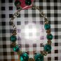 Pretty Green Tone Earring and Adjustable Necklace Set By Charming Charlie