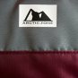 Burgundy & Gray Artic Zone Zipperless Lunch Bag With Tray /Divider
