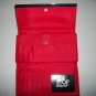 Womens Red Wallet RFID Stop Identity Theft Construction