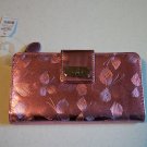 Pretty Pink Sheen Tone Womens Wallet Multiple Compartments