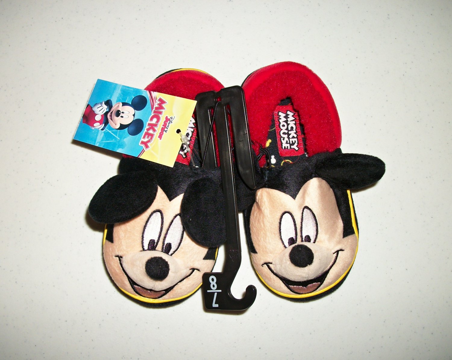 Unisex Mickey Mouse Children's House Slippers From Disney Size 78