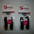 Two Sets of 2 Pairs Of Womens Black Cushions For Shoes