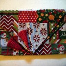 Long Christmas Holiday Table Runner With Tassels