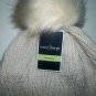 Women's West Loop Beige Color Pom Hat