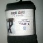 Womens One 2-Pack Set Fleece Lined Tights L/XL Charcoal, Black