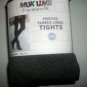 Womens One 2-Pack Set Fleece Lined Tights L/XL Charcoal, Black