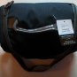 Large Black/Gray Cross Body Strap Insulated Lunch Tote
