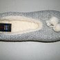 Two Pairs Teal Gray Knit Slipper Socks Size M/L (8-10)