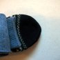 One Three-Pack Set Mini Crew Socks Blue Colors By Muk Luks