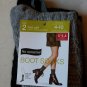 No Nonsense Two 2-PK Sets Boot Socks Shoe Size 4-10