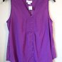 Liz Claiborne Sleeveless Button Down Top With Cami Size Large