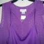 Liz Claiborne Sleeveless Button Down Top With Cami Size Large