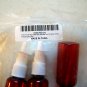 Six Amber Color Plastic Sinus Nasal Spray Bottles