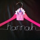 Childrens Personalized Painted Wire/Wood Hanger
