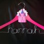 Childrens Personalized Painted Wire/Wood Hanger
