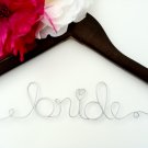 Personalized Bridal Wire/ Wood Hanger
