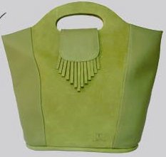 John Cole Harmony Avocado with Jungle Leather Handbag JC1215L-AJ