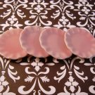 Dollhouse Miniature - 3.5cm Ceramic Plates (Set of 4) - Pink