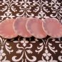 Dollhouse Miniature - 3.5cm Ceramic Plates (Set of 4) - Pink