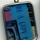 Vintage 1960's "Be a Lady"  Retro Advertisment Pendant
