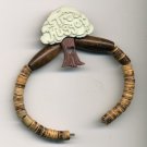 Up Cycled Cork Wood Tree Hugger Bracelet
