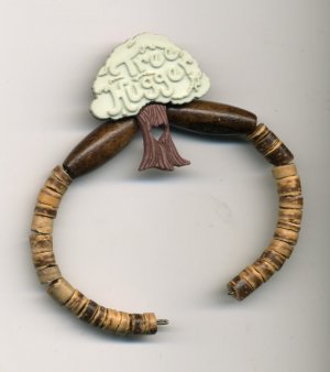 Up Cycled Cork Wood Tree Hugger Bracelet