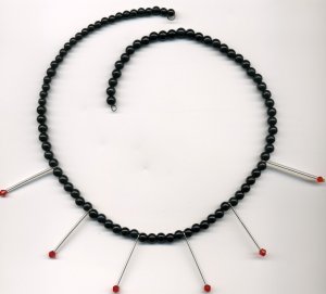 Goth Memory Wire Necklace