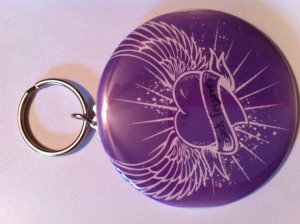 Suck Feizures Keychain 2.25"