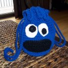 Cookie Monster drawstring bag