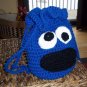 Cookie Monster drawstring bag