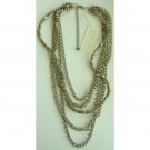 Multi row necklace-HN7583 free shipping if you buy 10 items from us