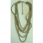 Multi row necklace-HN7583 free shipping if you buy 10 items from us