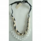 Ribbon necklace-HN7550 free shipping if you buy 10 items from us