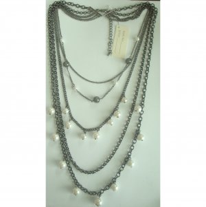 Multi chain necklace-HN7599 free shipping if you buy 10 items from us.