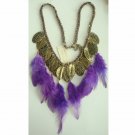 Feather necklace-HN7594 free shipping if you buy 10 items from us