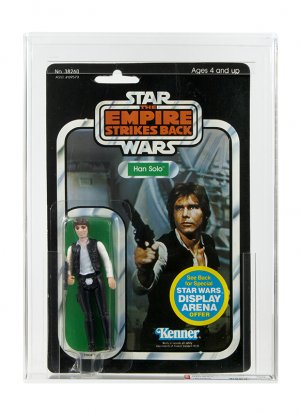Vintage ESB Han Solo 45 Back AFA 80 (C80 B85 F85)
