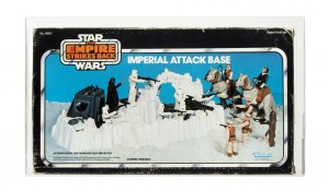 Star Wars ESB Vintage Boxed Playset 1980 Imperial Attack Base AFA 75 EX+/NM #11659778