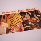 POSTCARD - GREETING FROM RENO NEVADA HAROLD'S CLUB